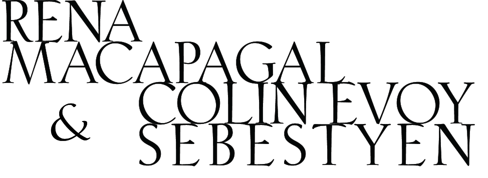 Rena Macapagal and Colin Evoy Sebestyen